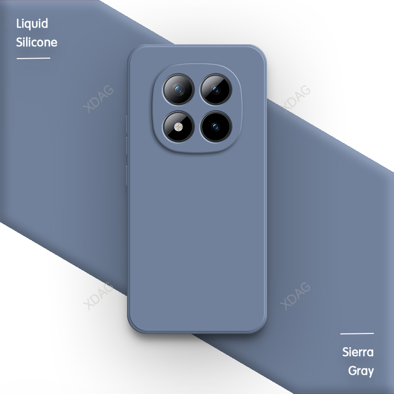 Original Phone Case for Xiaomi Redmi Note 15 Pro Plus Pro+ Note15 15Pro 5G Liquid Silicone Soft Simple Back Cover Funda Carcasas