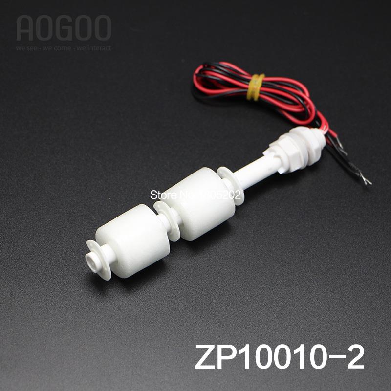 M10*100MM Dual Level Control PP Water Level Sensor Liquid Plastic Float Switch Tank 220V ZP10010-2 2A1