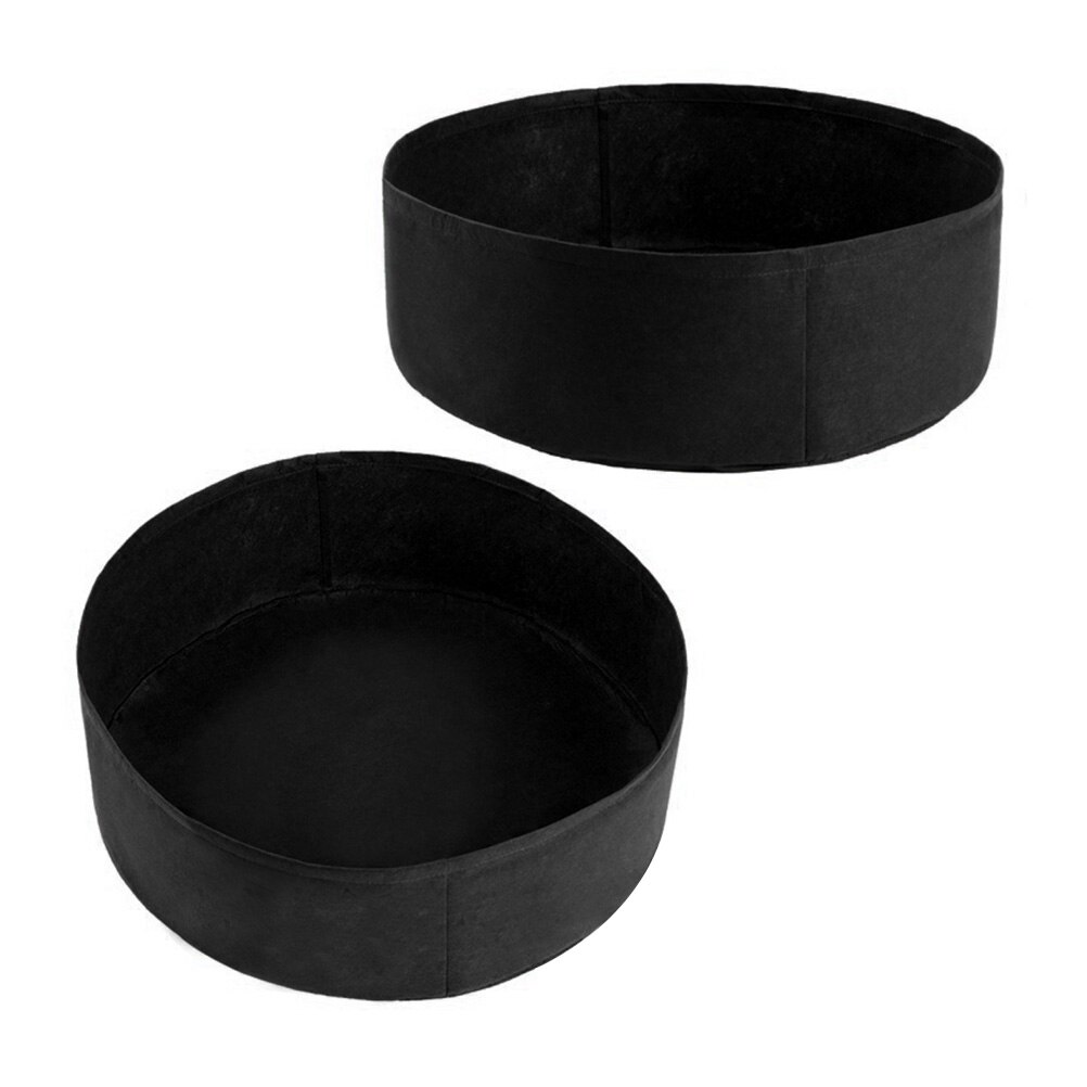 1Pc Vilt Planting Bag Ademend Planten Groeien Zak Ronde Planten Pouch Tuinieren Tas Voor Indoor Garden