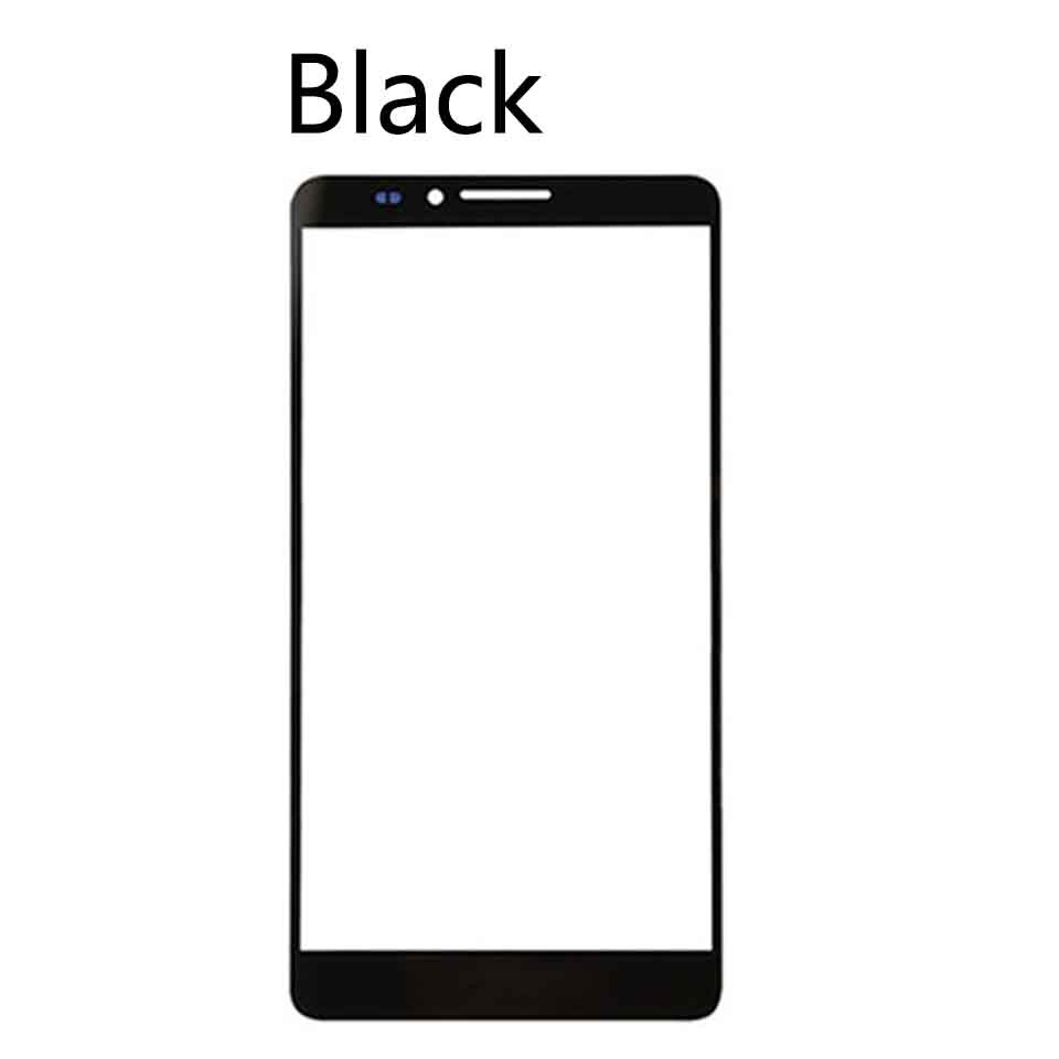 Pantalla exterior para Huawei Ascend Mate 7 MT7-L09 pantalla táctil frontal, pantalla LCD, cubierta de cristal de repuesto: Black-No Tool