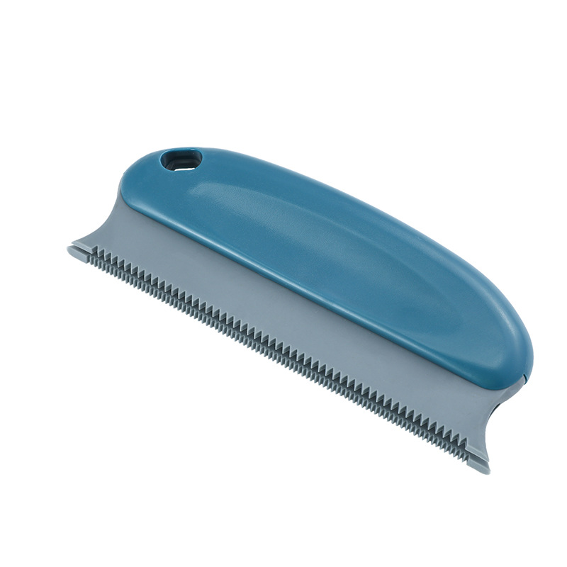 Hair Remover Brush Cleaning Brush Sofa Fuzz Fabric Dust Removal Pet Cat Dog Portable Multifunctional Household Fur Remover: Blue