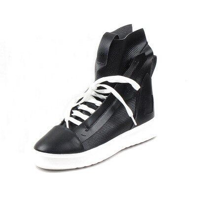 Zapatos informales de de para Hombre, botines de piel sintética con parte inferior gruesa, Zapatos altos para Hombre, Botas de ocio Hip-hop para Hombre
