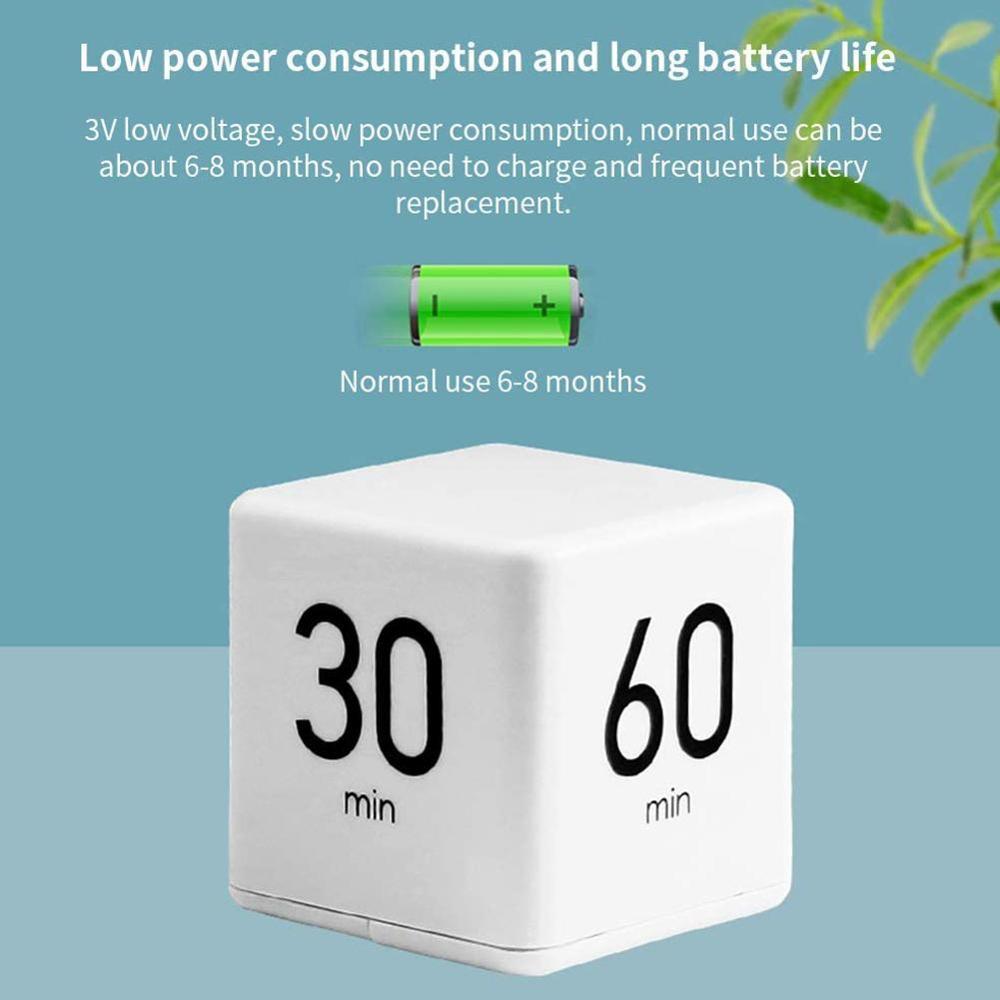 1pcs Electronic Cubic Timer Countdown Kitchen Cube Tools Kitchen Cocina Time Stylish Mini Management Stopwatch X8K9