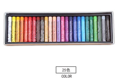 12/25/48Colors Oil Pastel for Artist Graffiti Soft Pastel Painting Drawing Pen School Stationery Art Supplies Soft Crayon Set: 25color