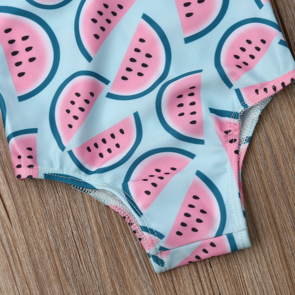 Pudcoco småbarn spädbarn bebis flickor vattenmelon baddräkt badkläder simbikini bodysuit i ett stycke badkläder för 0-4 år
