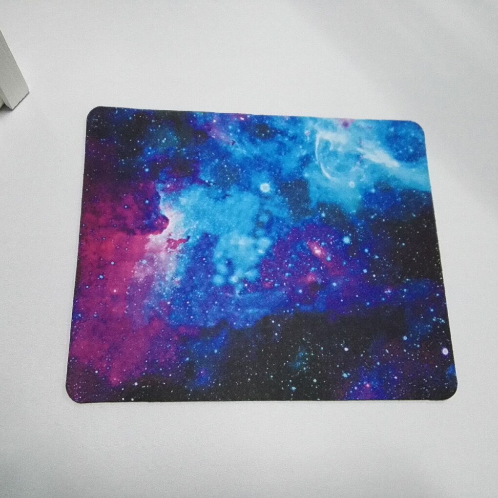 22X18 Cm Sterrenhemel Muismat Anti-Slip Zachte Rubberen Gaming Mousepad Home Office Desktop Muizen Mat computer Muismat