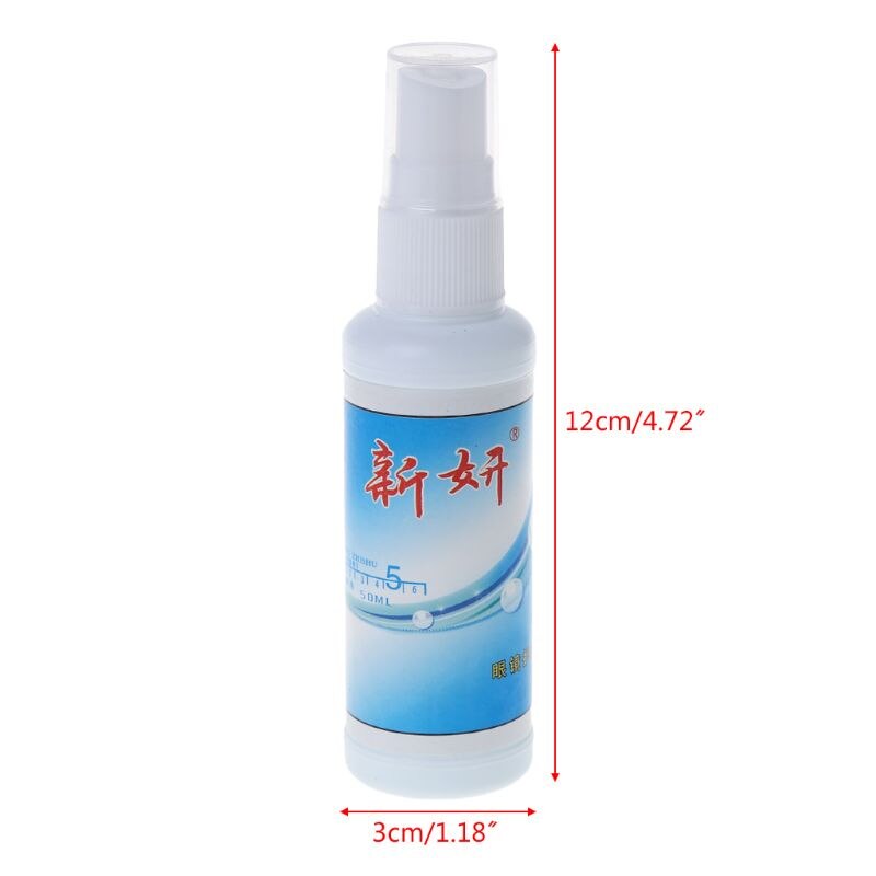 50ml 50ml Glasses Lens Cleaner Wipe Nursing Liquid Phone Screen Sunglasses Cleaning Anti Fog Misting Dust Portable Eyewear