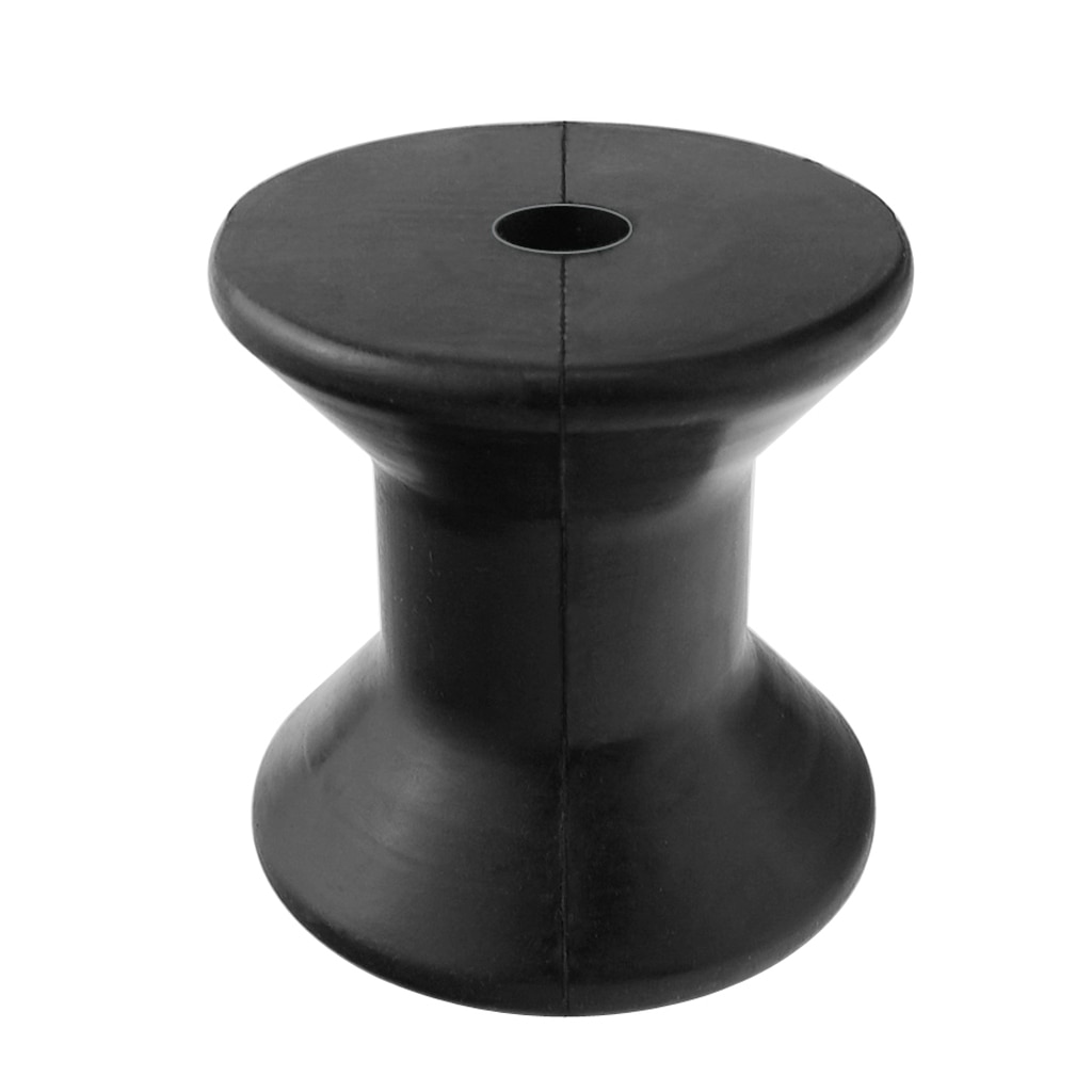 Boat Bow Roller 3-Inch Rubber Bow Stop Roller Marine Boat Yachts Trailer Bow Roller Marine Spool Roller Boat Yacht Accessories