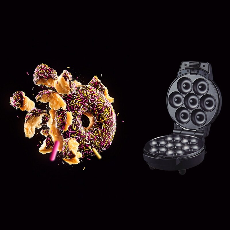 Non-stick Surface 7 Grid Biscuit Maker Machine Cake Making Mould Electric Baking