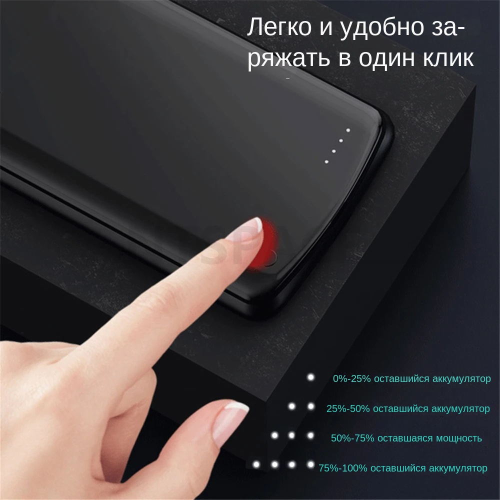 Akkuladehülle für xiaomi poco  x6 Profi /x6/x6 neo, externer akku, powerbank, ladehülle, batterie extern 10000