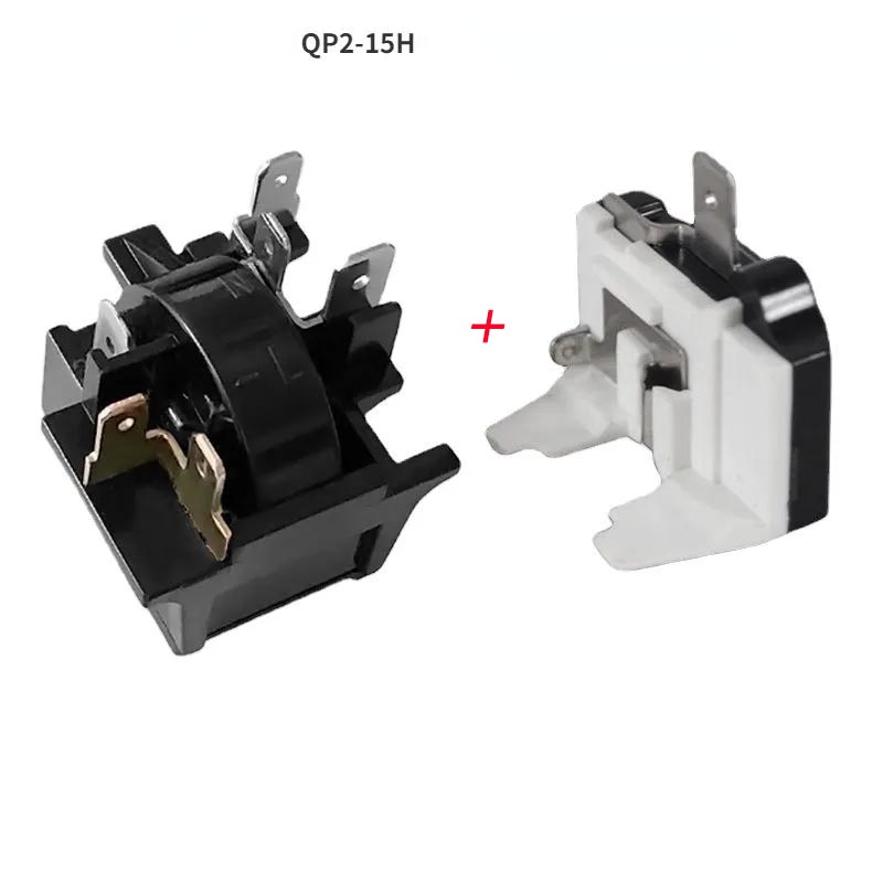 Universele koelkast vriezer compressor PTC starter QP2-15H relais vlinder thermische overbelastingsbeveiliging