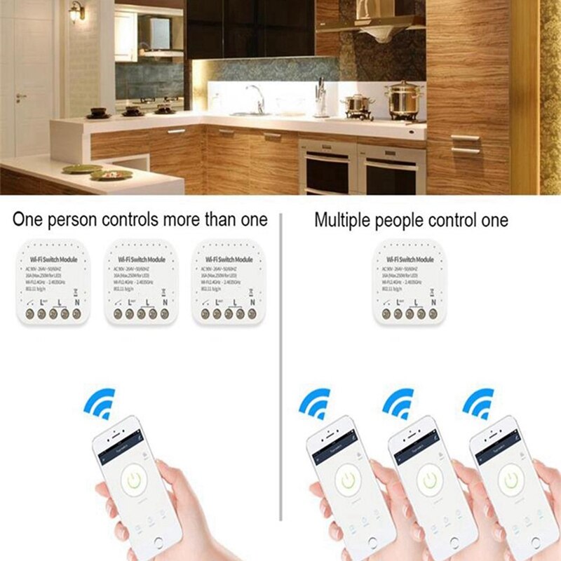1 Set USB Charge Electric Water Dispenser & 2 Pcs Wifi Smart Switch App Control WiFi Switch