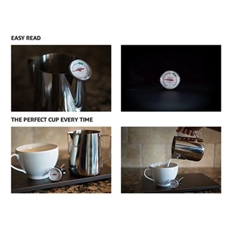 Instant Read Stainless Steel Coffee Probe Thermomete Kitchen Thermometer Cooking Food Kitchen BBQ Probe Water Milk Oil Thermome