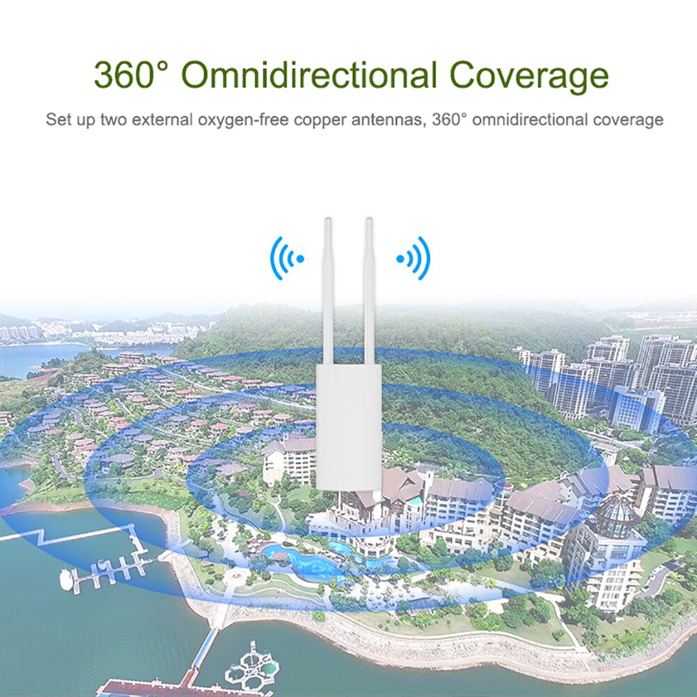 Drahtlose Wi-Fi Router hoch Energie Wi-Fi Verstärker Bj in Pa 500mW 300Mbps Außen Breite-Bereich Router Mit 360-grad Antenn