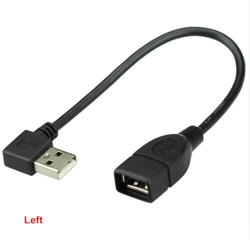 10 Cm 20 Cm 40 Cm Usb 2.0 A Man-vrouw 90 Angled Extension Adapter Kabel Man-vrouw rechts/Links/Down/Up Kabel Cord