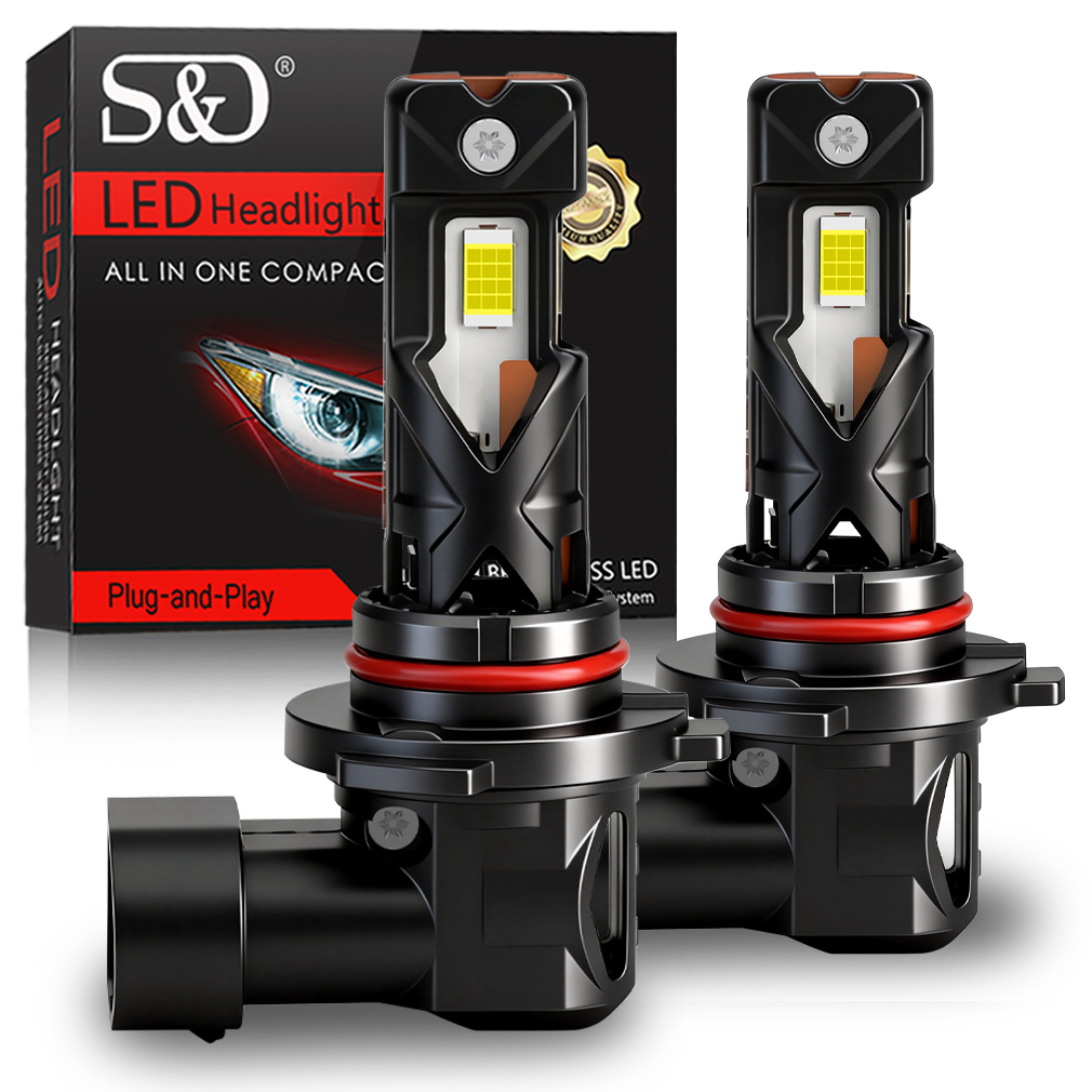 S&D H1 H3 LED koplamplamp 40000LM 150W H7 H11 9005 HB3 9006 HB4 Hoge vermogens LED auto mistlamp 6000K 9-36V lamp voor autorijden: groen