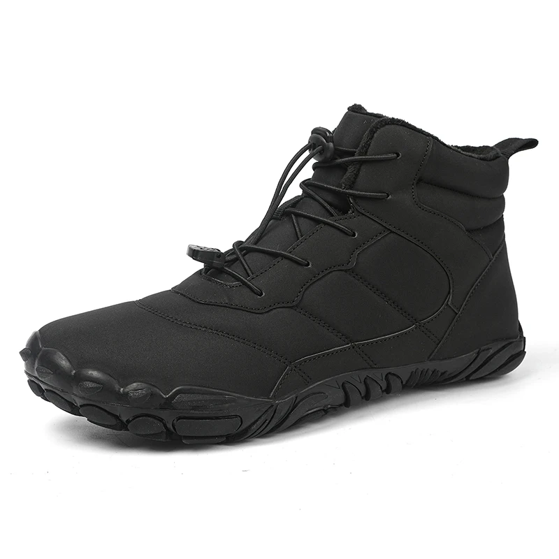 Wanderschuhe Barfuß Damen, Winter Sommer breite Zehen Barfuß Wanderschuhe Stiefel Turnschuhe für Damen Herren: Beige / '47