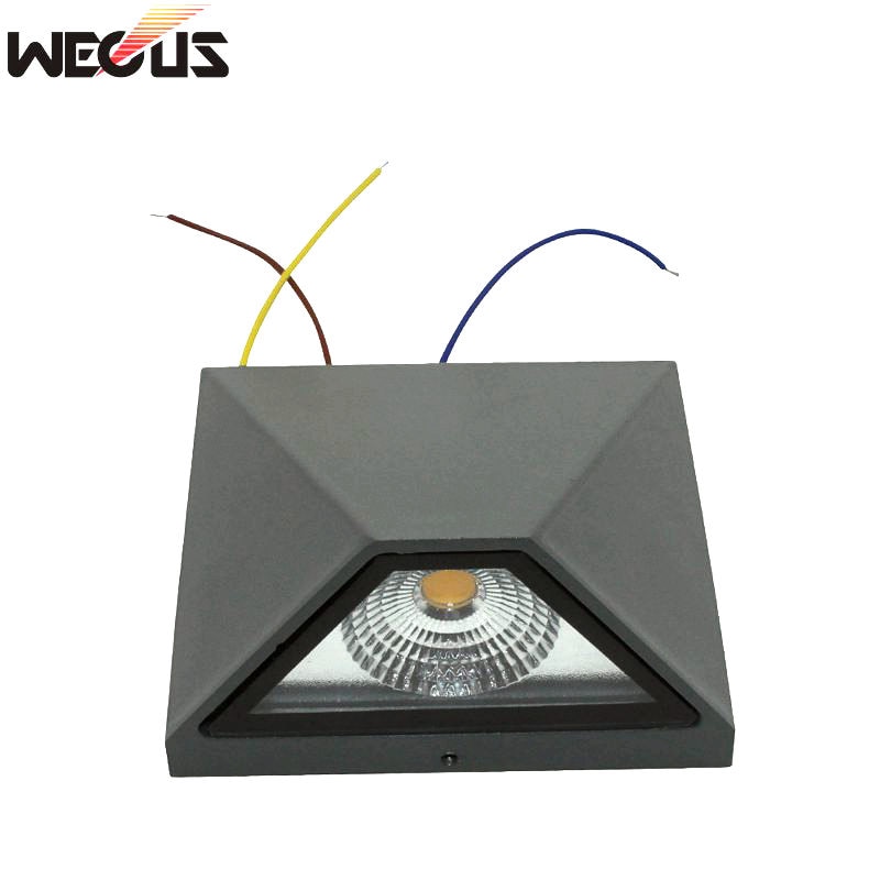 (Wecus) Led Waterdichte Wandlamp, Spuitgieten Outdoor Wandlamp, Engineering Verlichting Hek Tuin Countyard