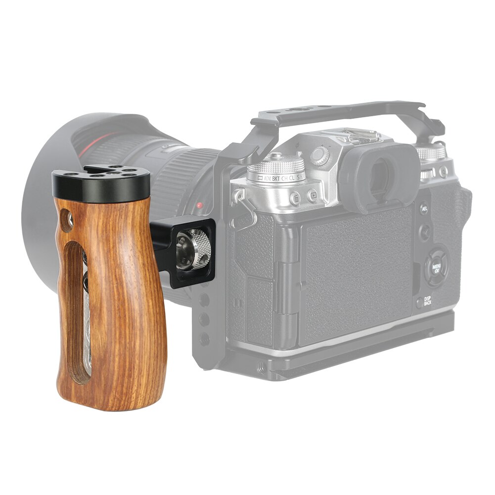 Niceyrig Houten Side Handvat Met Arri Lokaliseren Mounts