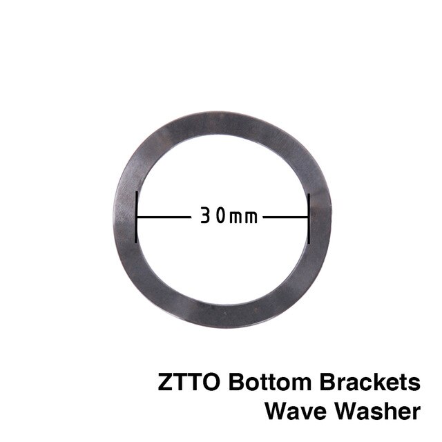 ZTTO Boden Klammern Zubehör GXP Adapter Welle Unterlegscheibe 0,5mm für rennrad Mtb K7 GXP 24 22mm kettenradgarnitur: 30mm Welle Unterlegscheibe