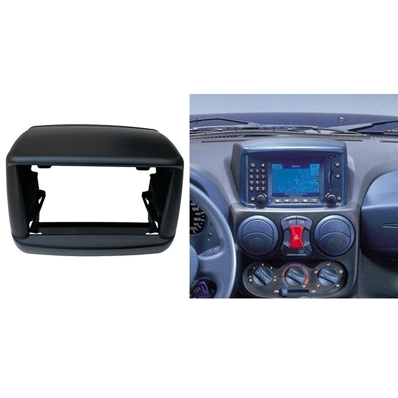 Voor autoradio, dvd-paneel, montagekit voor fiat doblo 2002 dvd-frame, dashboardkit