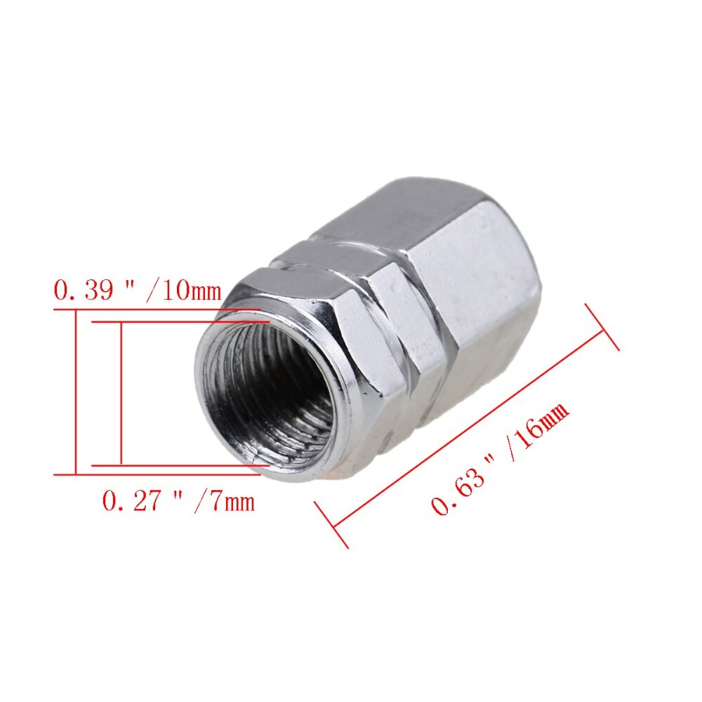 Aqxreight Bouchons De Valve Pneu En Aluminium - Universel Pour Voiture, Moto, Vélo
