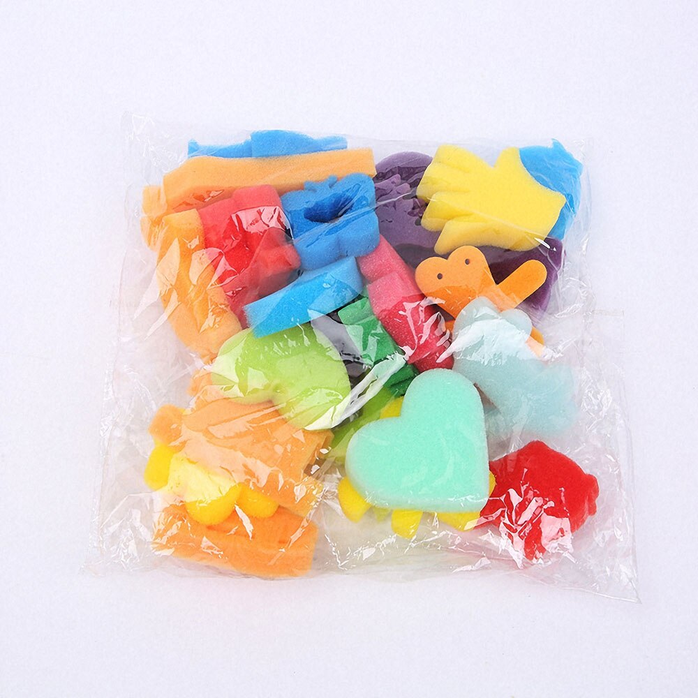 Set De 6 Pinceaux Aquarelle Pour Enfants – Manche Bois De Bouleau 12,3 Cm – Poils Synthétiques – Dès 1 An
