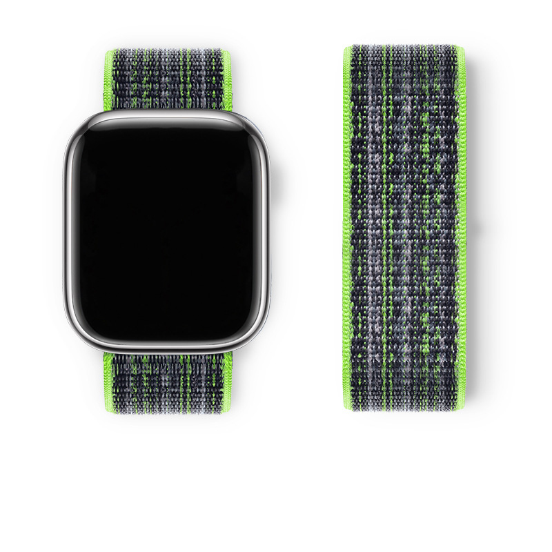 Correa de nailon para Apple Watch Band Ultra 9 8 7 SE 6 5 3 38MM 42MM 40MM 44MM accesorio para reloj inteligente pulsera iWatch serie 45MM 41MM