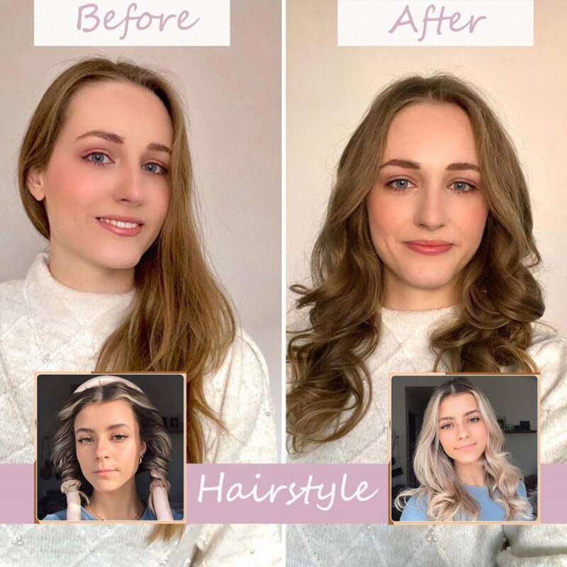 Heatless Curling Rod No Heat Hair Curlers Ribbon Headband Hair Rollers Sleeping Soft Curl Bar Wave Formers Hair Styling Tool