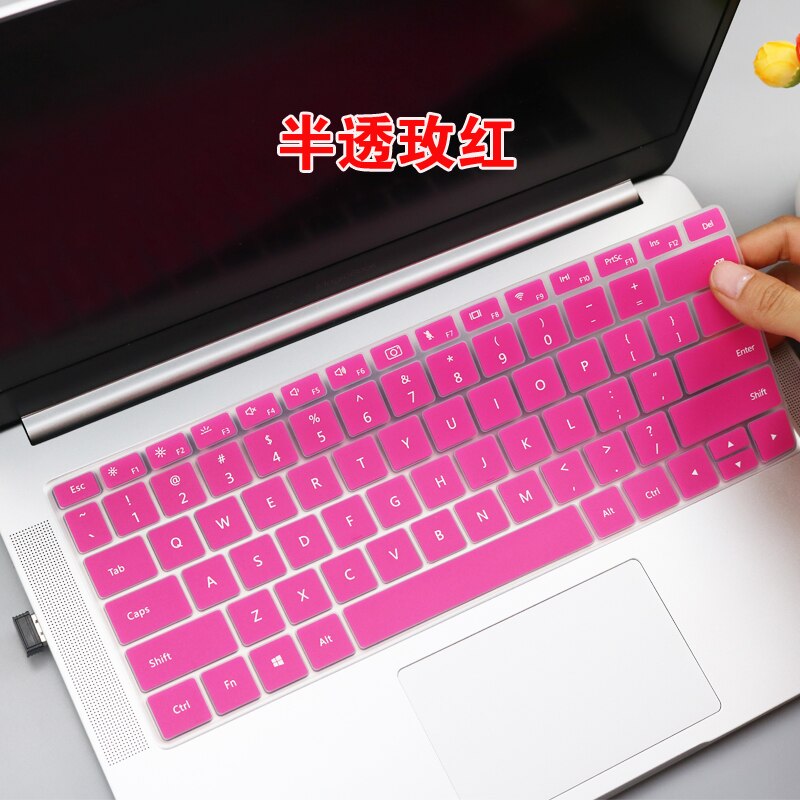 for Huawei MateBook D 15 (AMD Ryzen) 15.6" Laptop Keyboard Cover Protector skin for Huawei MateBook D15 Laptop: rose