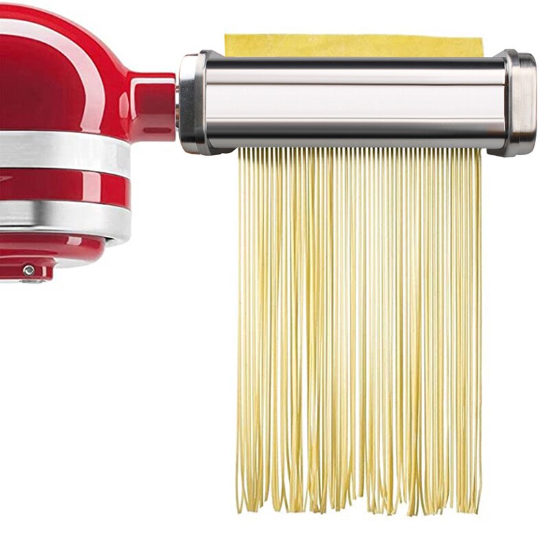 Manual Pasta Machine Cutter Accessory Kitchen Stainless Steel Fresh Noodle Maker Vegetable Shredder Fettuccine Spaghetti Cutter