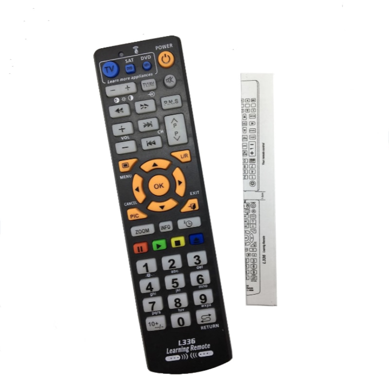 L336 Universele TV Afstandsbediening Draadloze Smart Controller Met Leerfunctie Afstandsbediening Voor Smart TV DVD SAT