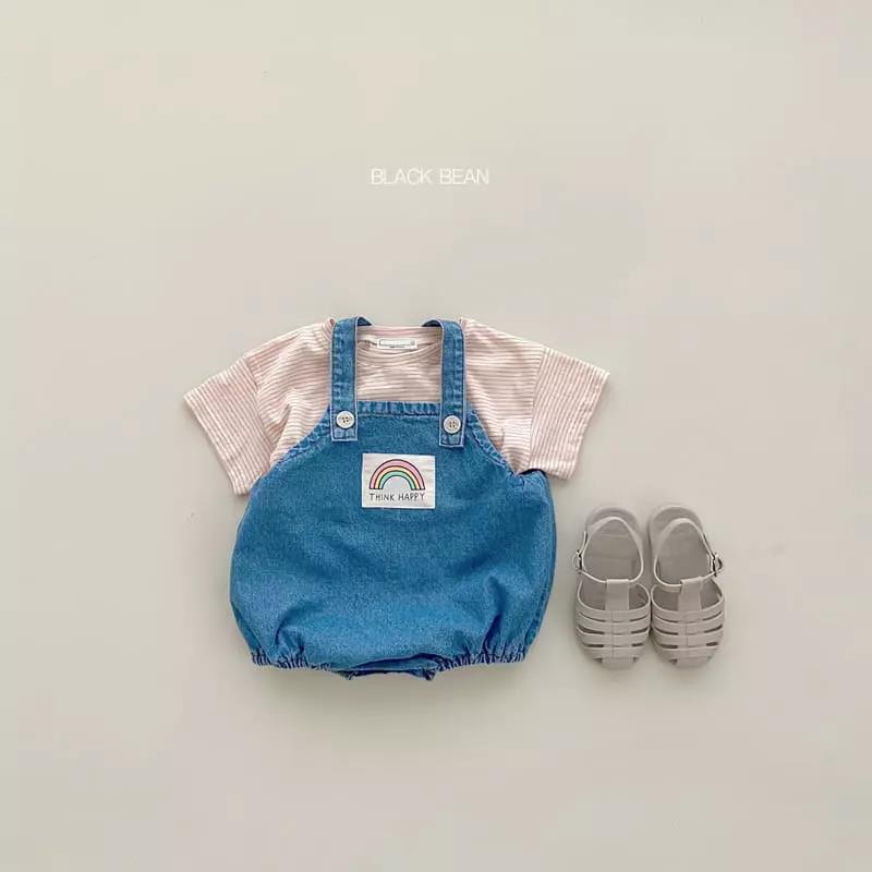 2022 sommer Neue Baby Junge Ärmellose Denim Karosserie Kleinkind Mädchen Nette Punkt Overall Baby Kleinkind Regenbogen Drucken Gesamt Kleidung