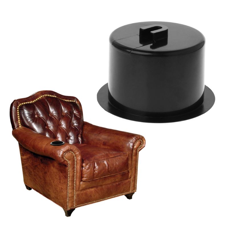 Soporte de vaso de plástico negro para colocar botellas de bebida para coche barco marino RV camión Oficina sofá