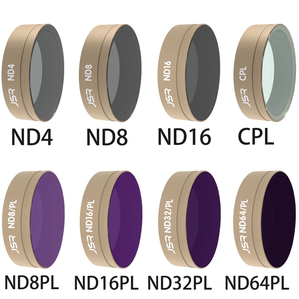 Osmo action filter  nd 4 8 16 32/ cpl/uv/star optische glazen lensfilterset voor dji osmo action sport camera-lenzen accessoires