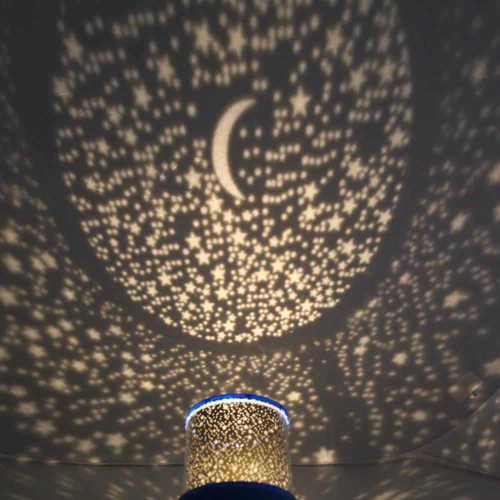 Romantisk ledet projektor scene lys blinkende lampe himmel nattlys stjernehimmel stjerne projektor fest bryllup forsyninger jul dekor