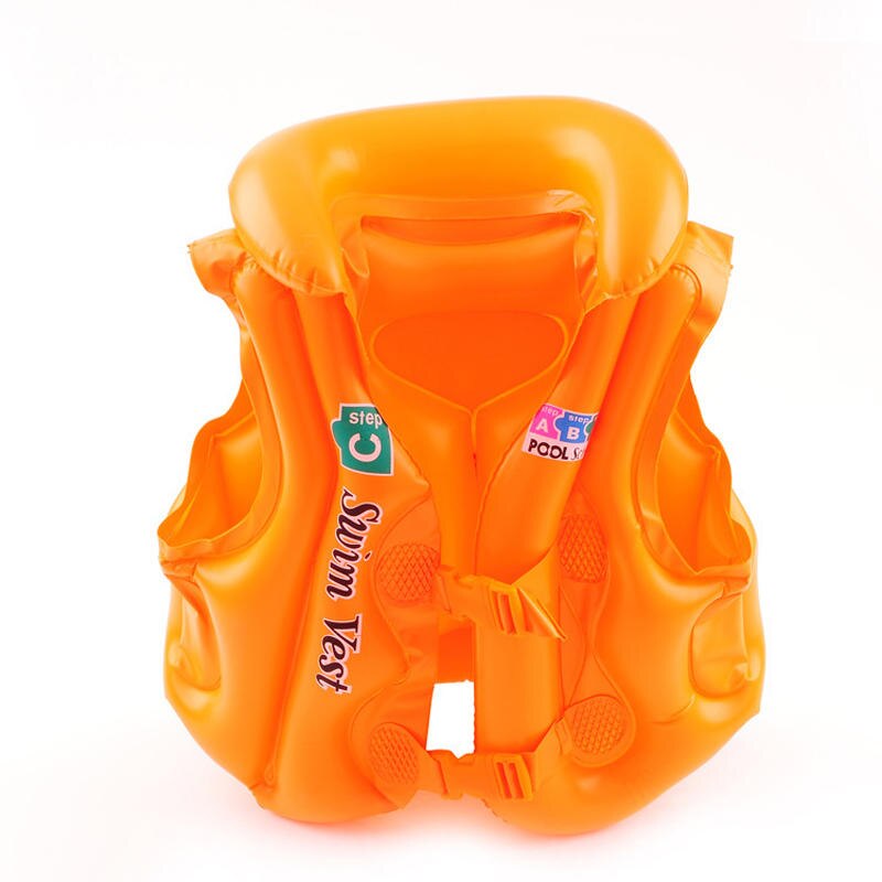 Balleenshiny Summe Kids Inflatable Swimming Life Jacket Buoyancy Safety Jackets Boating Drifting Lifesaving Vest Life Waistcoat: orange for 4-9years