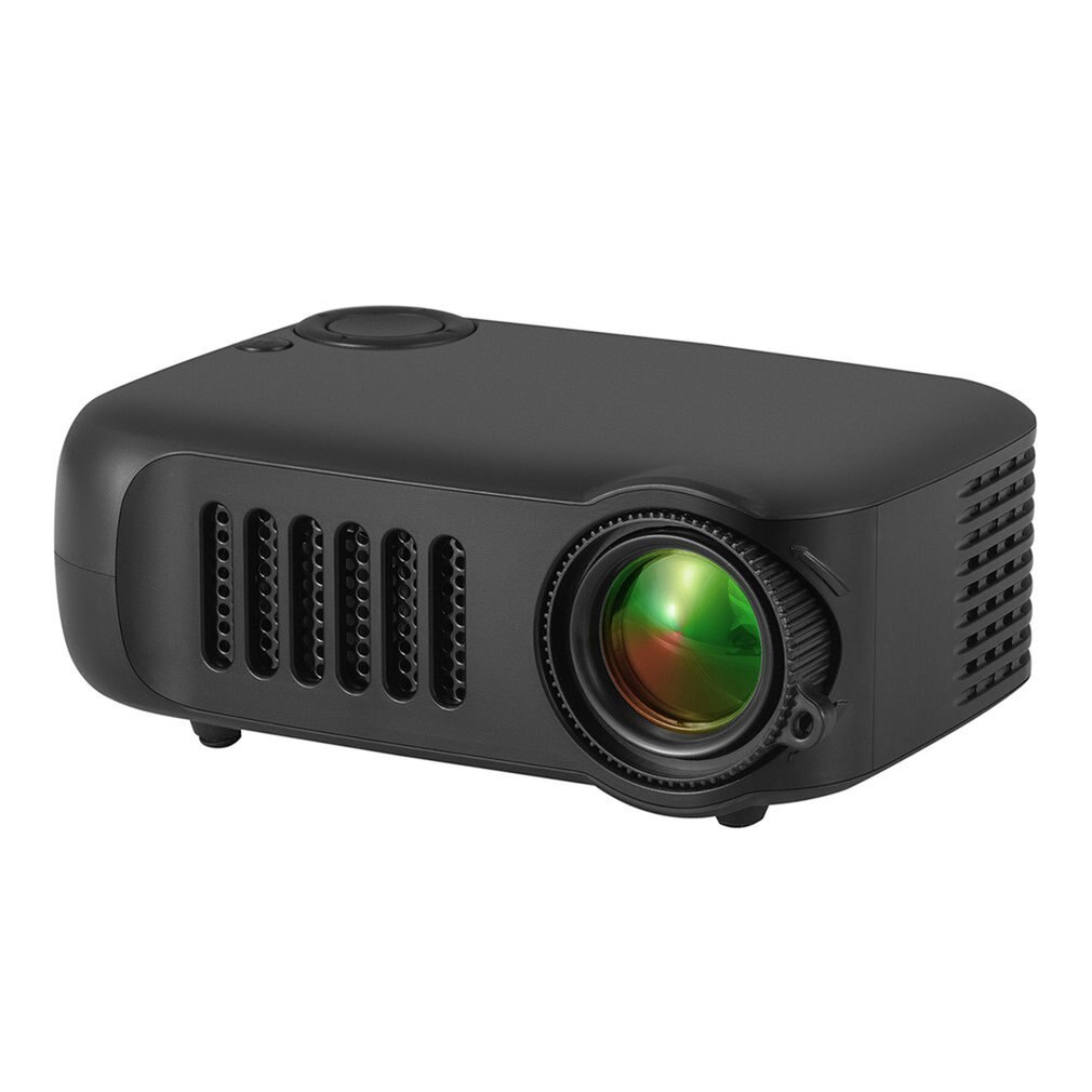 Draagbare A2000 Mini Projector Met Statief Ondersteuning 1080P Hdmi Micro Sd-kaart Usb Lcd 50000 Uur Levensduur Lamp Thuis video Proyector