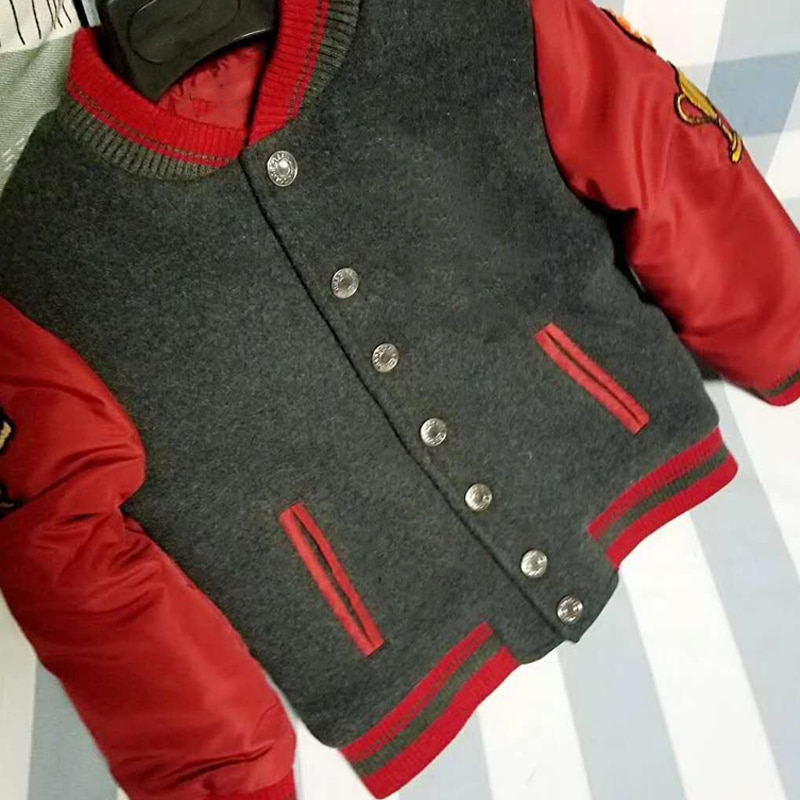 in Lagerbier Herbst Kleinkind Jungen Jacke Karikatur gepolstert Jacke Baby Mädchen Mantel Kleinkind Mädchen Winter Kleidung