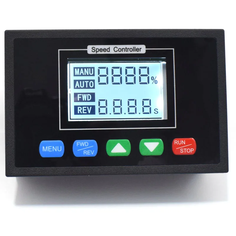 Digitale Display 0 ~ 100% Verstelbare Dc 12V 24V 36V 48V 40A Pwm Dc Motor Speed controller Timing Controller Omkeerbare