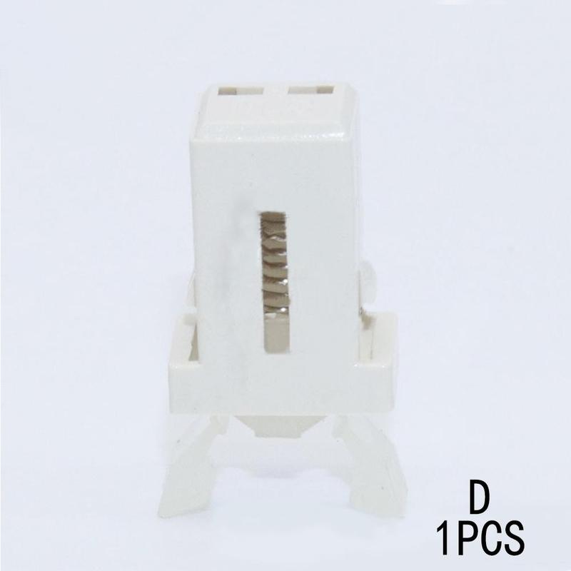 Trash Can Plastic Lock Self-Locking Switch Replacement Catch Compatible Lid Bin Latch Repair Clip Plastic Garbage Grip Clip-on: PR-2 Metal White