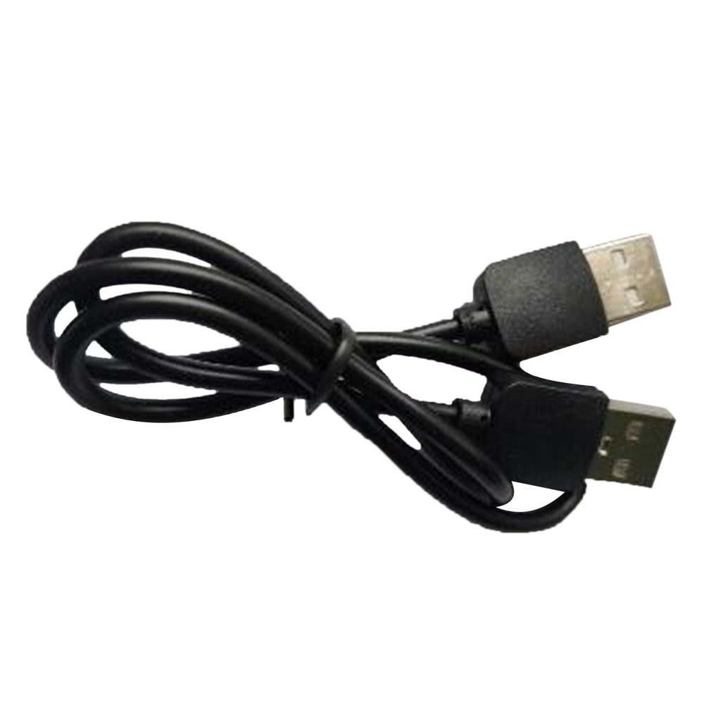 Zwart 400Mm (L) usb 2.0 Male Naar Male Uitbreiding Connector Adapter Datakabel Cord Connectors Voor Pc Smart Phone: Default Title
