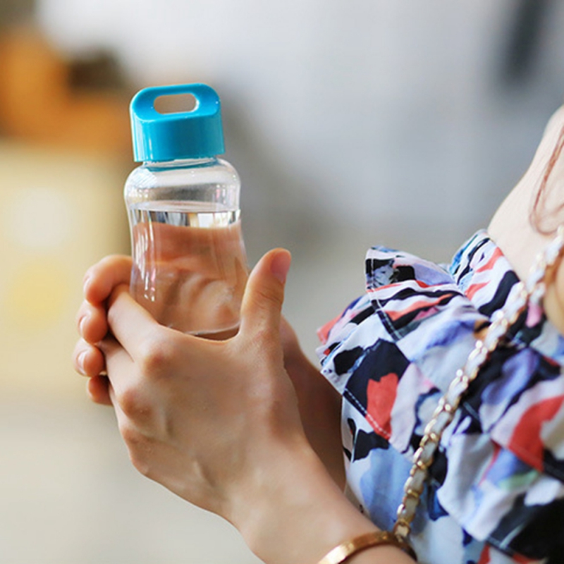 Cute cartoon small cup school supplies 180ML water bottle color plastic portable water bottle mini kettle