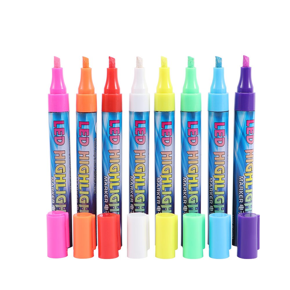 1 Pcs Multi Color Marking Pen Blackboard Painting Fluorescent Marker Pen Tools Painting Supplies 8 Size Practical