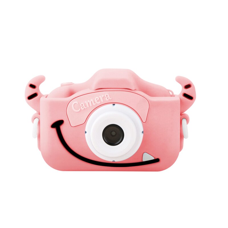 1080P 12MP mini Cartone Animato per Bambini telecamera video Foto mini IPS Schermo a Colori Sveglio Della Macchina Fotografica Digitale per I Bambini Gioco Di Compleanno regalo del giocattolo: rosa(solo telecamera)