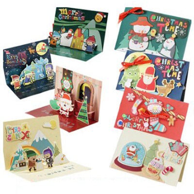 DIY 3D Cartoon Greeting Card Thanks Card Graduation Card Teacher Friend Classmate Brithday Card For Children Kid Toy: greeting card-7