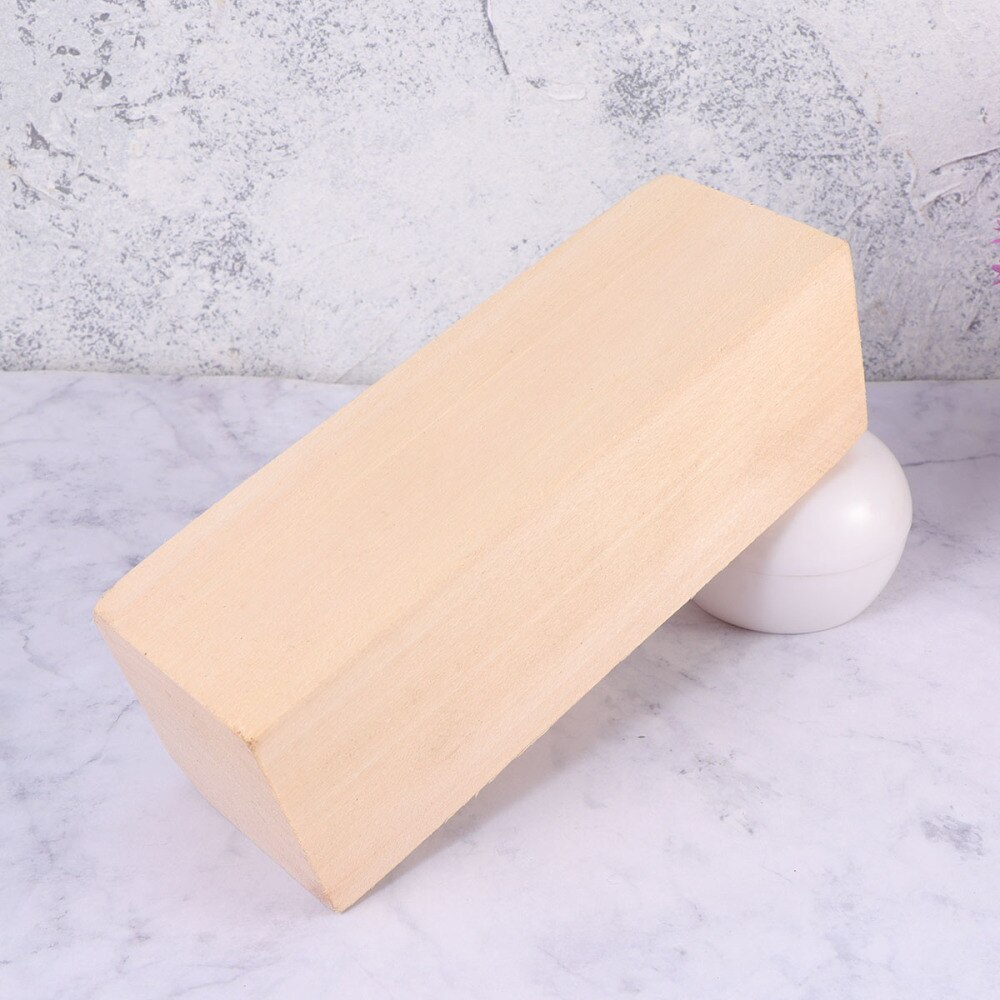 1pc Wood Blocks Wood Durable Unfinished Craft Cubes Blocks Carving Model Decorative Cubes for Home Crafts Art DIY Proj