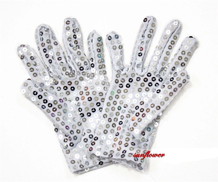 Halloween Sequin Wrist Gloves for Party Dance Event Kids Unisex Costume Christmas navidad