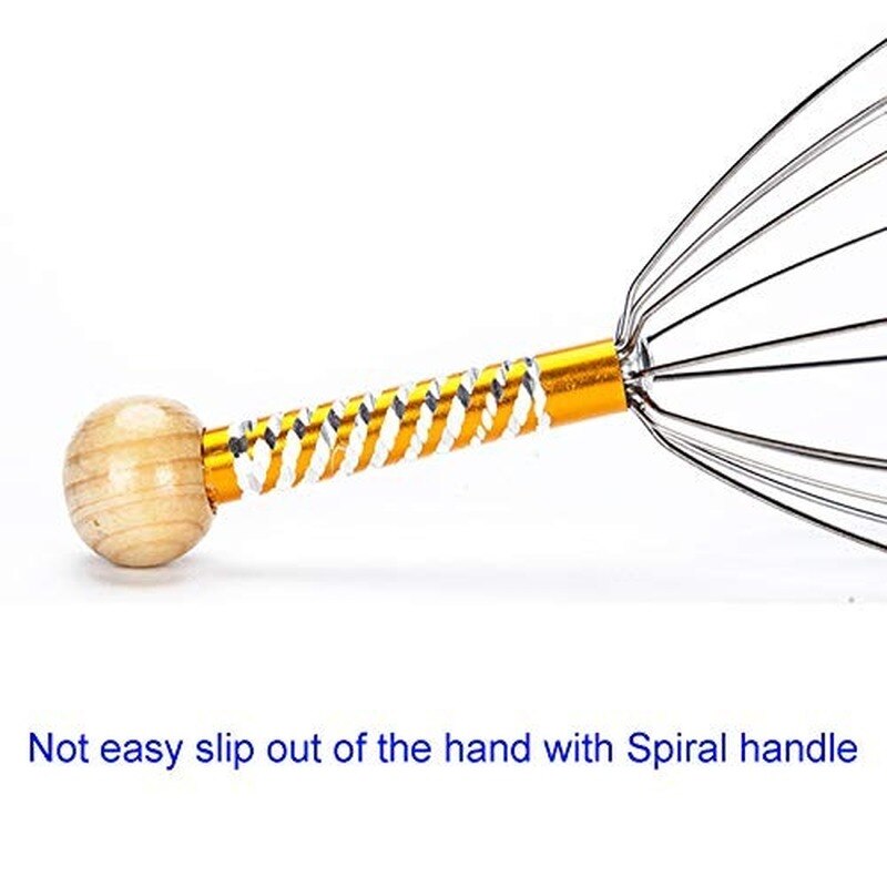 Keine Schmerzhaft Oktopus Kopf Massager Hand Therapeutische Kopf Scratcher für Entspannung Kopfhaut Massager Werkzeug mit Sanfte Gummi Perle