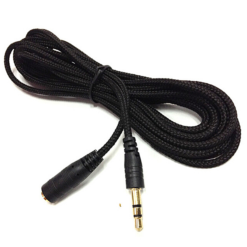 3m/1.5m Headphone Extension Cable 3.5mm Jack Male to Female 3.5mm AUX Cable Audio Stereo Extender Cord Earphone Speaker